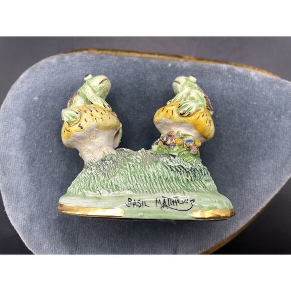 VTG Basil Matthews Frog/Toad Figurine Original Sculpture Made England - Picture 7 of 10
